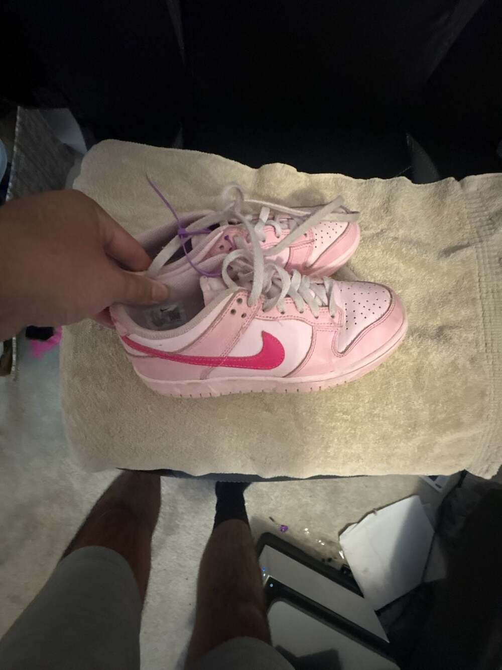Nike Dunk Low Triple Pink Pink Foam Sneakers